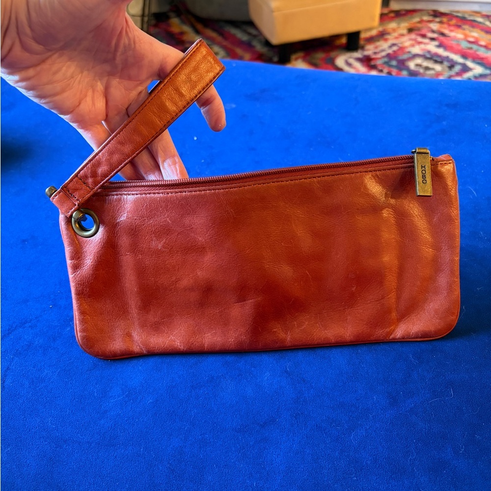 HOBO Paisley Patterned Interior Wristlet